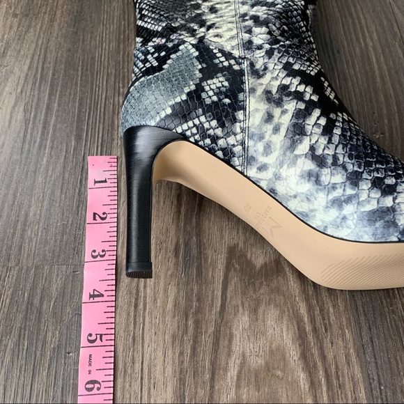 Marc Fisher NWT Zadia2 Animal Print Knee Heeled Boots - Picture 10 of 14